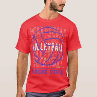 Volleyball Kansas Staat T-Shirt