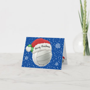 Volleyball-Klapp-Grußkarte Karte