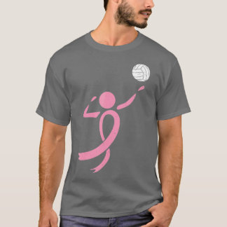 Volleyball-Krebskrankheit Chemotherapie Patient T-Shirt