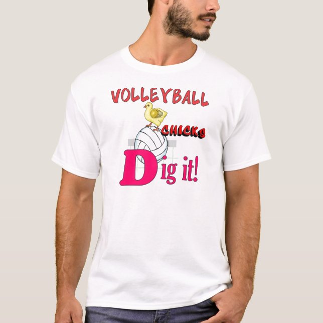 VOLLEYBALL-KÜKEN-GRABUNG IT.png T-Shirt (Vorderseite)
