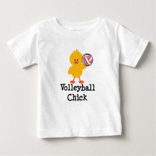 Volleyball-Küken-Säuglings-T-Shirt Baby T-shirt