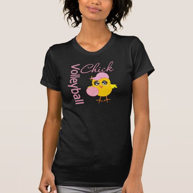 Volleyball-Küken T-Shirt (Vorderseite)