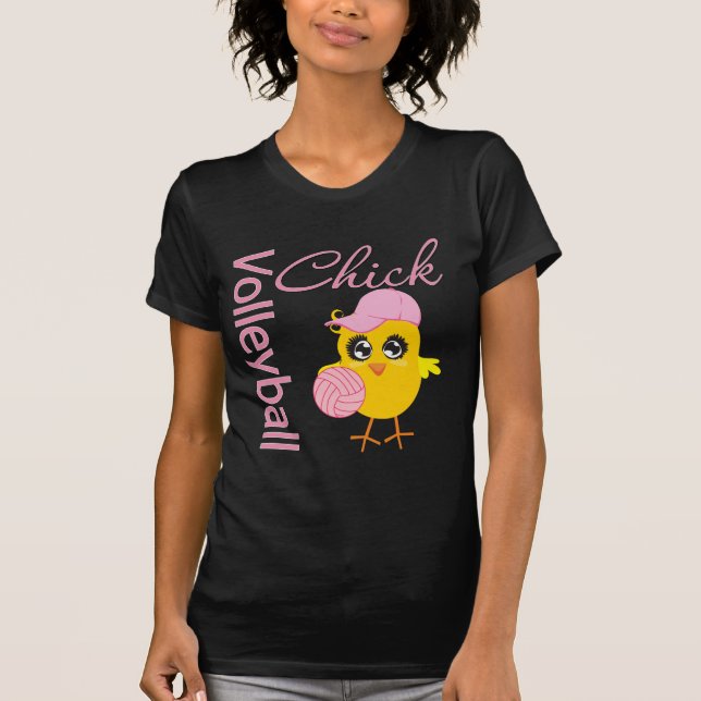 Volleyball-Küken T-Shirt (Vorderseite)