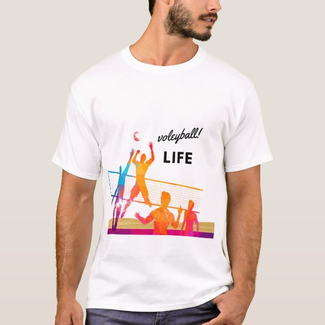 Volleyball Laife T-Shirt (Vorderseite)