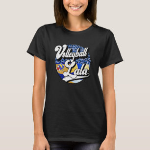 Volleyball Lala Vintage Volleyball Familie passend T-Shirt