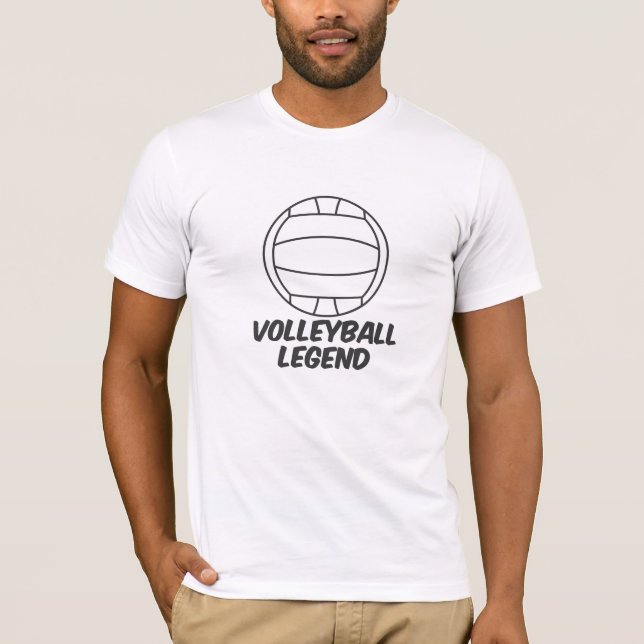 Volleyball-Legende T-Shirt (Vorderseite)
