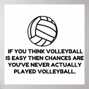 VOLLEYBALL-LEICHT POSTER