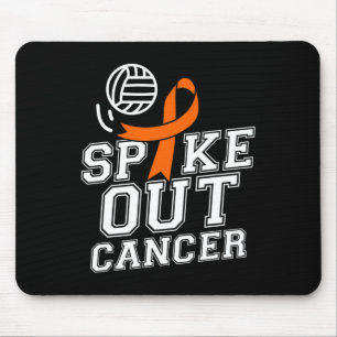 Volleyball Leukämie Krebsbewusstsein Mousepad
