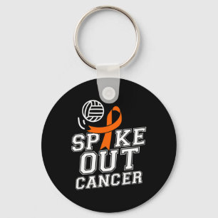 Volleyball Leukämie Krebsbewusstsein Schlüsselanhänger