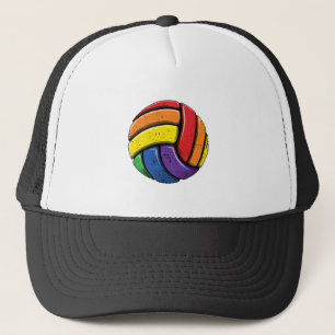 Volleyball LGBT Gay Pride Shirt for Men Women Boys Truckerkappe