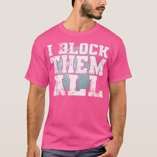 Volleyball Libero Jersey für Männer blockieren sie T-Shirt