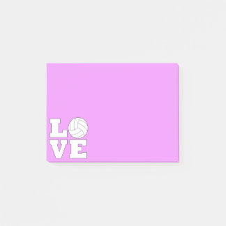 Volleyball-LIEBE - Farbsport Post-it Klebezettel