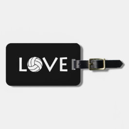 Volleyball-Liebe Gepäckanhänger