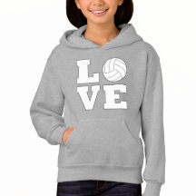 Volleyball Liebe Girl's Sweathshirt