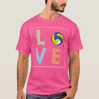 Volleyball Liebe Volleyball in Girl Fun Volleyball T-Shirt