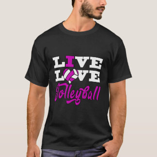 Volleyball Long Sleeve Shirt Live Liebe Teen Girls