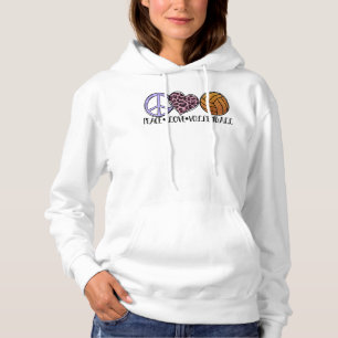 Volleyball Lover fun - Peace Liebe Volleyball Hoodie