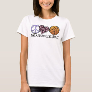 Volleyball Lover fun - Peace Liebe Volleyball T-Shirt