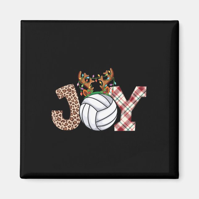 Volleyball Lovers Boys Girls Kinder Weihnachten V Magnet (Vorne)