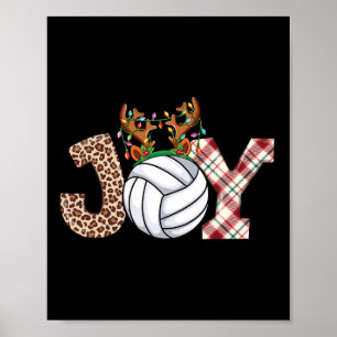 Volleyball Lovers Boys Girls Kinder Weihnachten V Poster