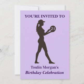 Volleyball Mädchen Geburtstag , Volleyball Spieler Einladung