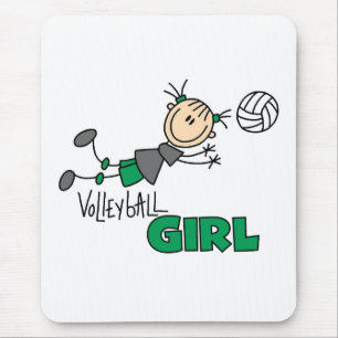 Volleyball-Mädchen Mousepad