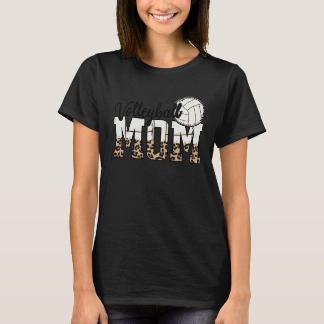 Volleyball-Mama676 T-Shirt (Vorderseite)