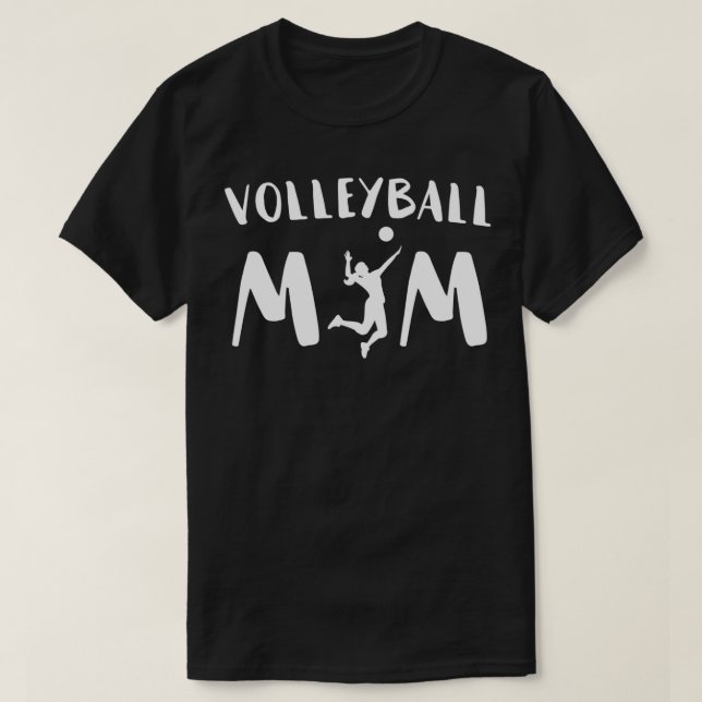 Volleyball-Mama 12 T-Shirt (Design vorne)