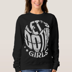 Volleyball Mama Damen Mädchen Volleyball Spieler Sweatshirt