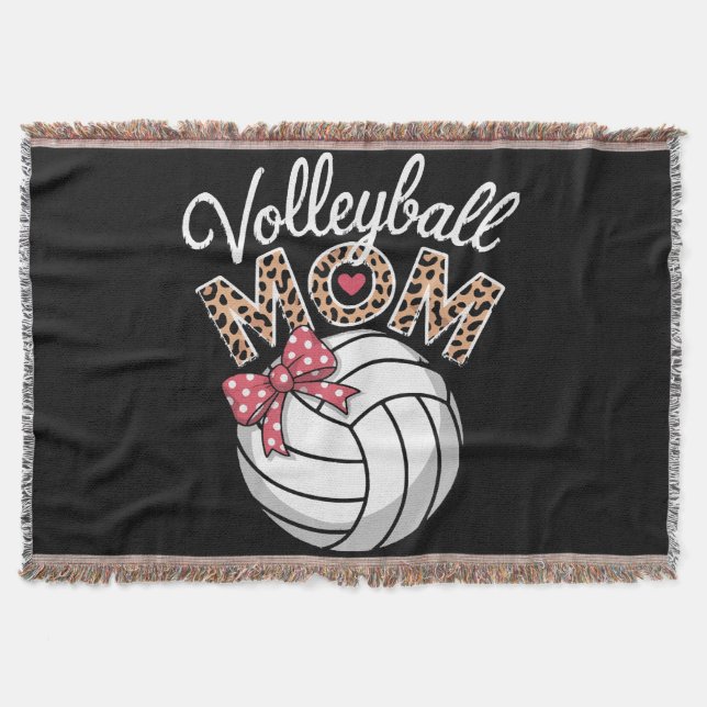 Volleyball-Mama Decke (Vorderseite)