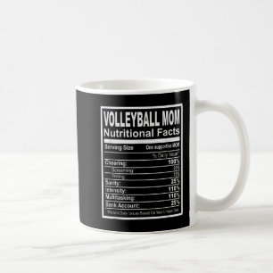 Volleyball Mama Ernährung Fakten Kaffeetasse