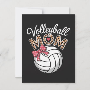 Volleyball-Mama Feiertagskarte