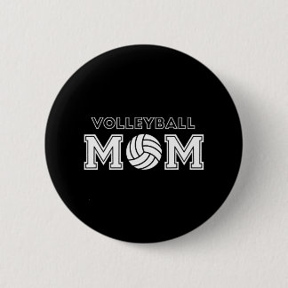Volleyball Mama I Funny Volleyball Mutter Fan Button