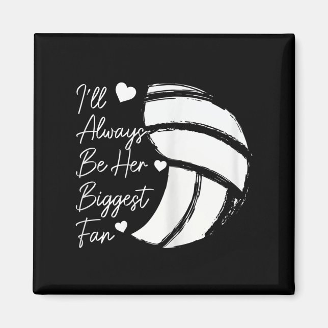 Volleyball-Mama ihre größte Fan-Volleyball-Tochter Magnet (Vorne)