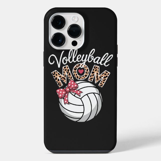 Volleyball-Mama iPhone Hülle (Rückseite)