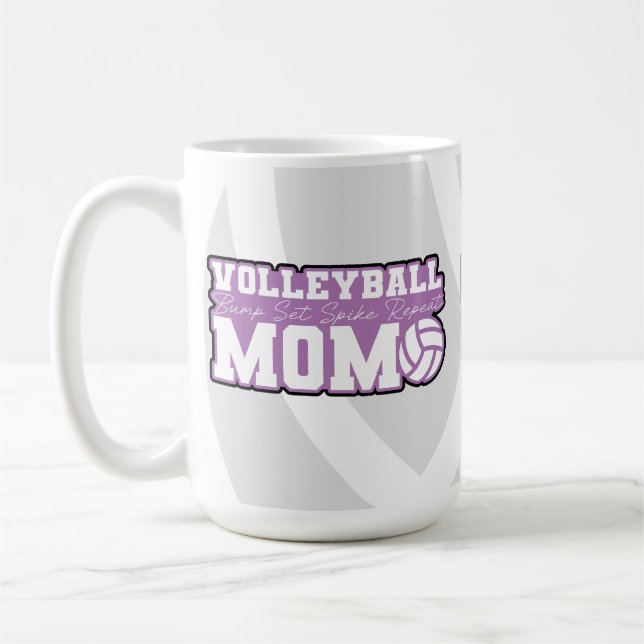 Volleyball Mama Kaffeemaschine Tasse Individuell g (Links)