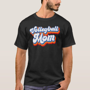 Volleyball Mama Leopard Ball Mama Mutter Day Voll T-Shirt