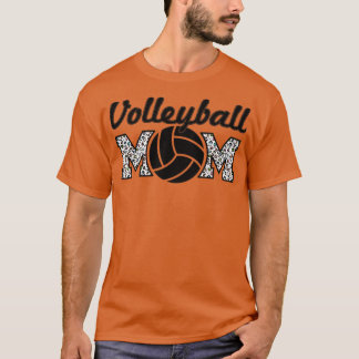 Volleyball Mama Leopard Lover Mutter2 T-Shirt