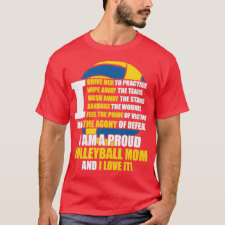 Volleyball Mama Liebe T-Shirt