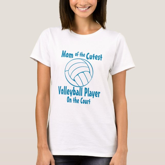 Volleyball Mama T-Shirt (Vorderseite)