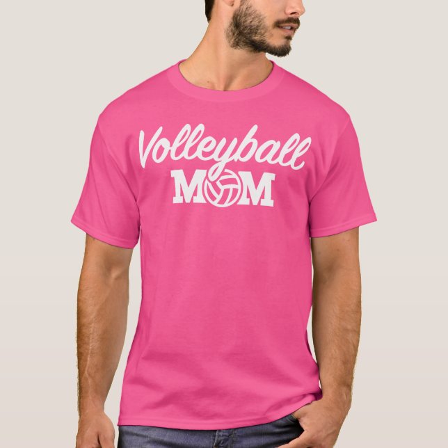 Volleyball Mama T-Shirt (Vorderseite)