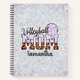 Volleyball-Mama - Unterstützung erhöhen Notizbuch