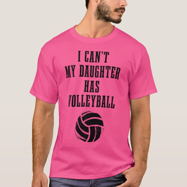 Volleyball-Mama Vater, den ich nicht alleine habe, T-Shirt (Vorderseite)
