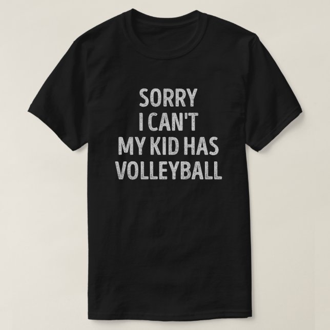 Volleyball Mama Vater Funny Volleyball Parteichef T-Shirt (Design vorne)