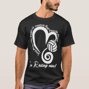 Volleyball Mama Vater Ich will meinen T-Shirt