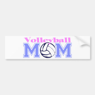 Volleyball-Mama (Version B) Autoaufkleber