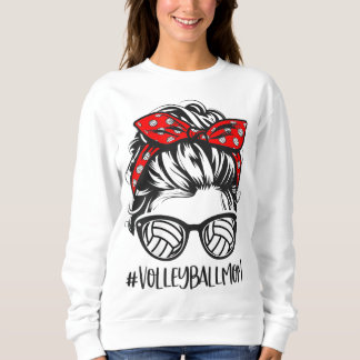 Volleyball Mama Volleyball Lover Mütter Tagesbotsc Sweatshirt
