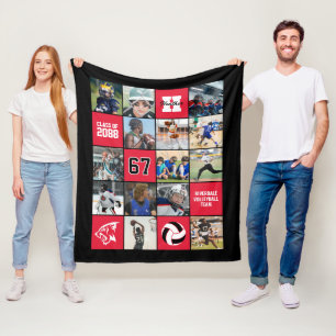 Volleyball-Mannschaft Senior Night Geschenk Benutz Fleecedecke