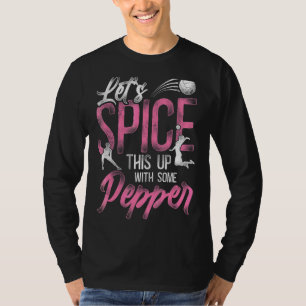 Volleyball-Mannschaft Vintag, lassen Sie uns das a T-Shirt