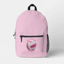 Volleyball-Mannschaftsname Benutzerdefinierte Spor Bedruckter Rucksack